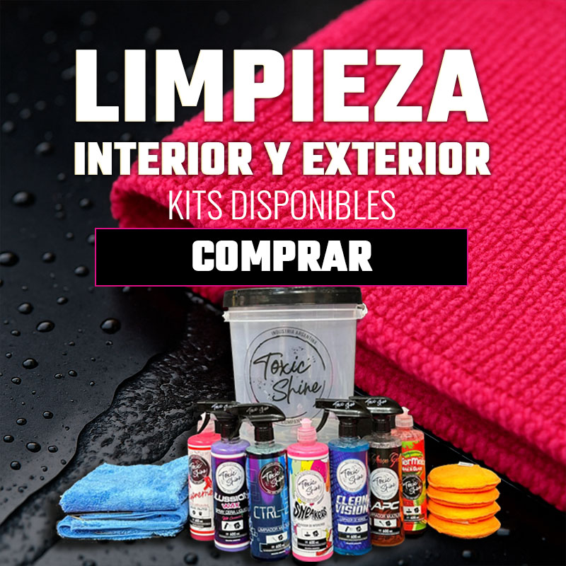 kits de limpieza para autos